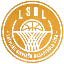 Latvia Women's Super Basketball League logo