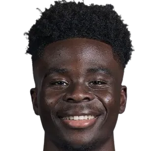 Bukayo Saka portrait